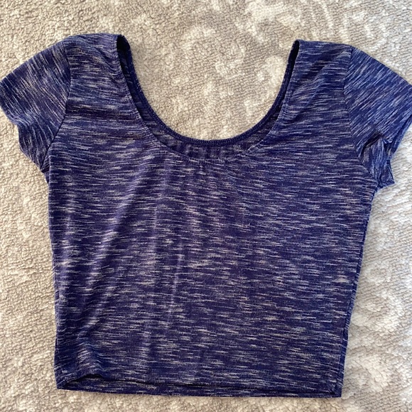 Blue crop top - Picture 2 of 2